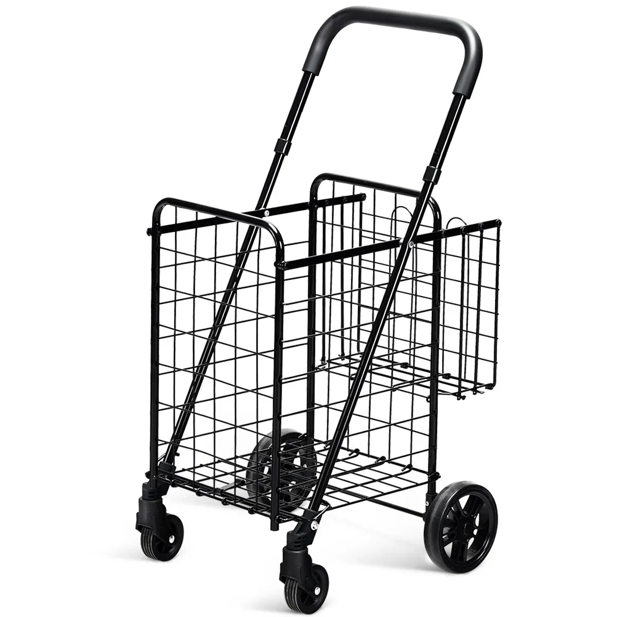 Adjustable Height Shopping Trolley