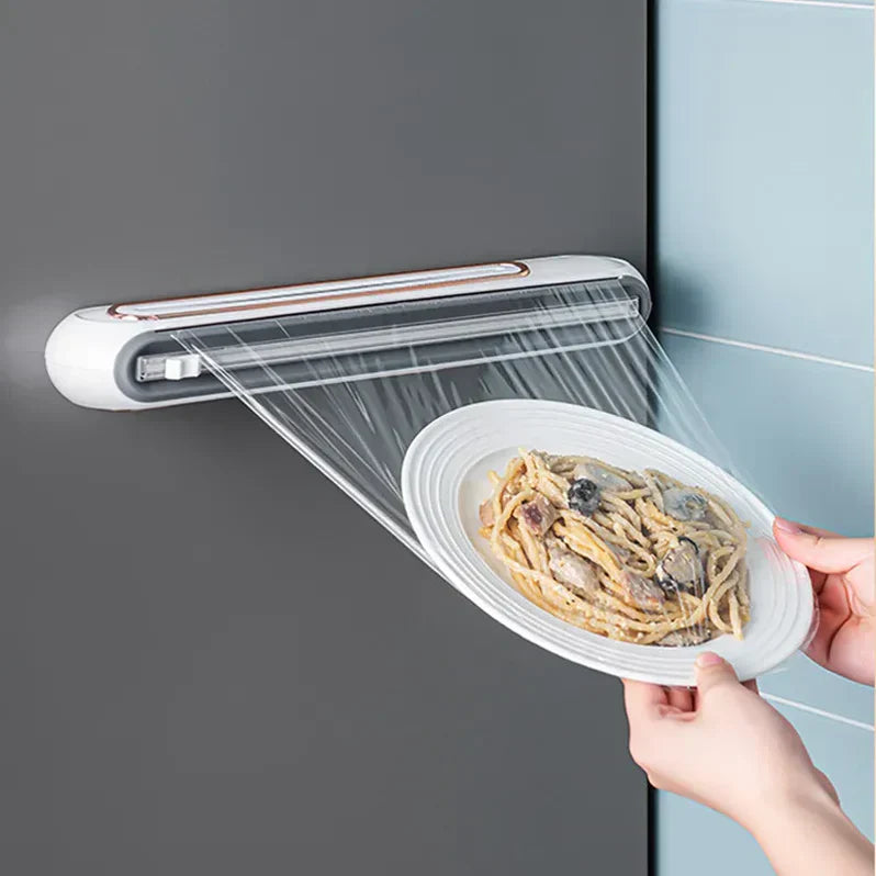 3-in-1 Magnetic Foil & Wrap Dispenser with Cutter