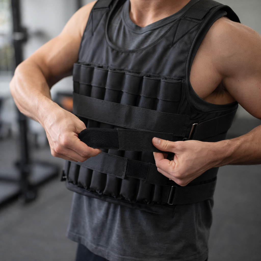 Adjustable Weighted Training Vest – Load Capacity up to 20 kg for Workout Resistance