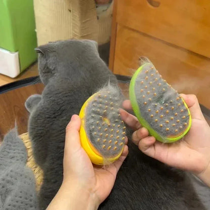 3-in-1 Pet Grooming Brush with Steam