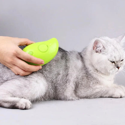 3-in-1 Pet Grooming Brush with Steam