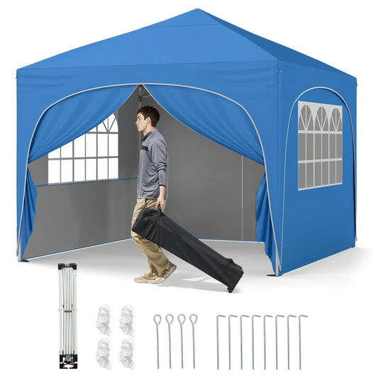 Pop-Up Canopy Tent with Removable Sidewalls