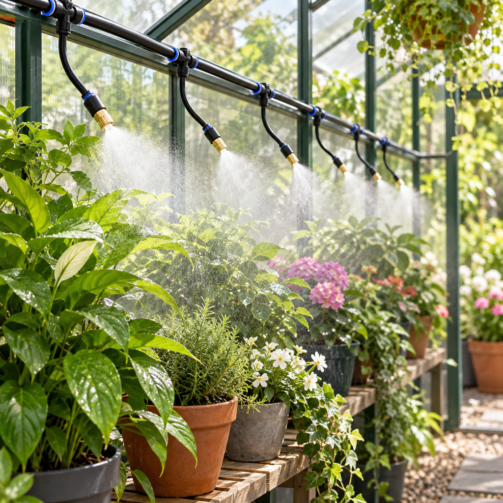 20m Garden Cooling Kit – Patio Misting System
