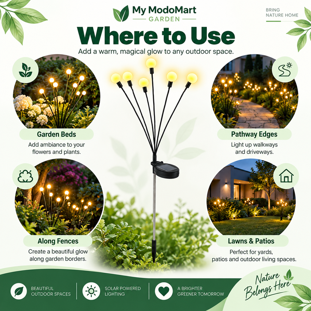 Solar Firefly Lights – Outdoor Solar Garden Lights, IP65