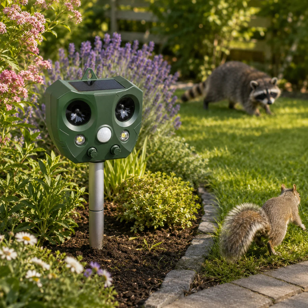 Possum Deterrent – Ultrasonic Pest Repeller and Cat Deterrent, Solar