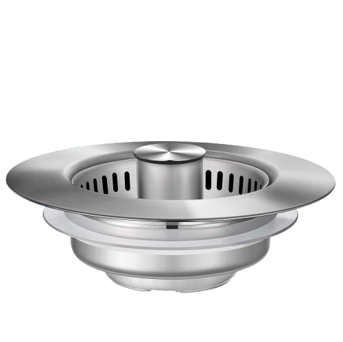 3-in-1 Kitchen Sink Strainer – Stainless Steel