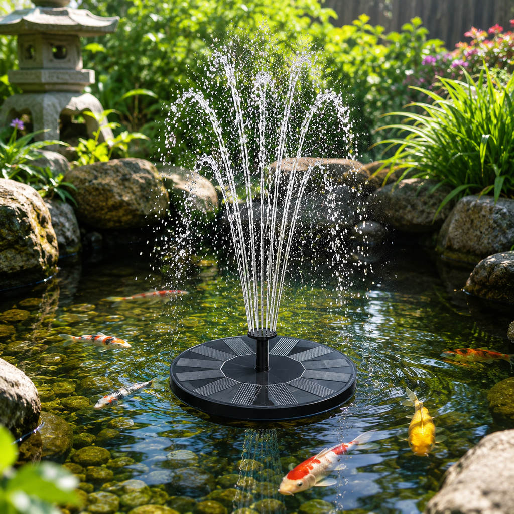 Solar Water Fountain – Bird Bath Fountain and Solar Fountain Pump