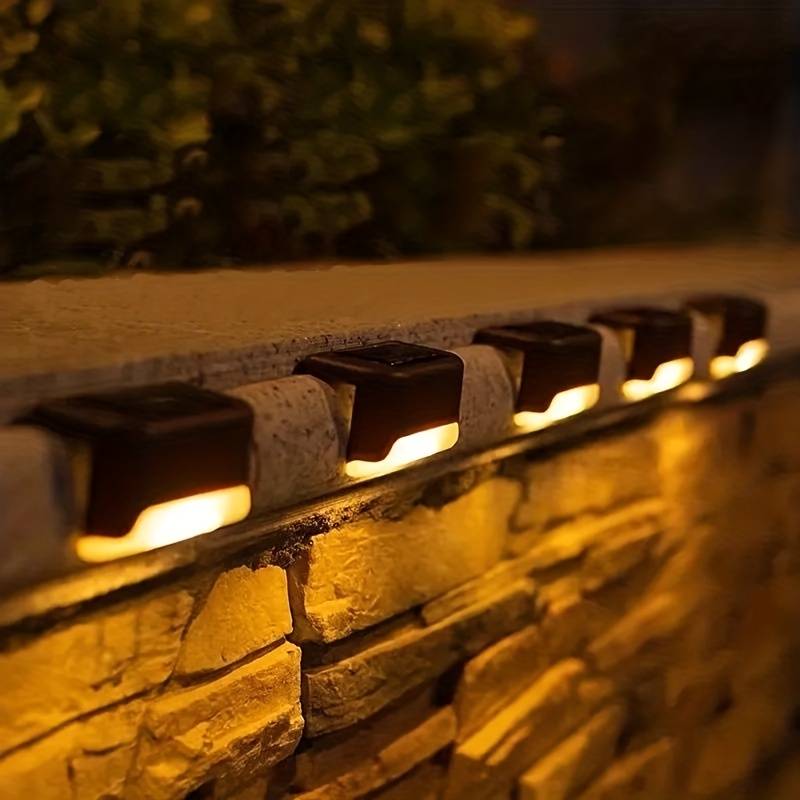 Solar Fence Lights – Solar Wall Lights and Deck Lights, 4 or 8 Pack