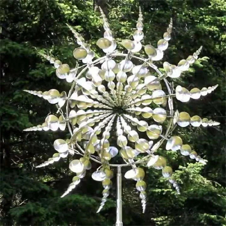 Kinetic Metal Wind Spinner – Weather Resistant Garden Decoration with 99 x 31.5 cm Dimensions 4
