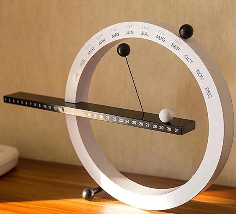 Perpetual Magnetic Calendar — Modern Desk & Wall Design