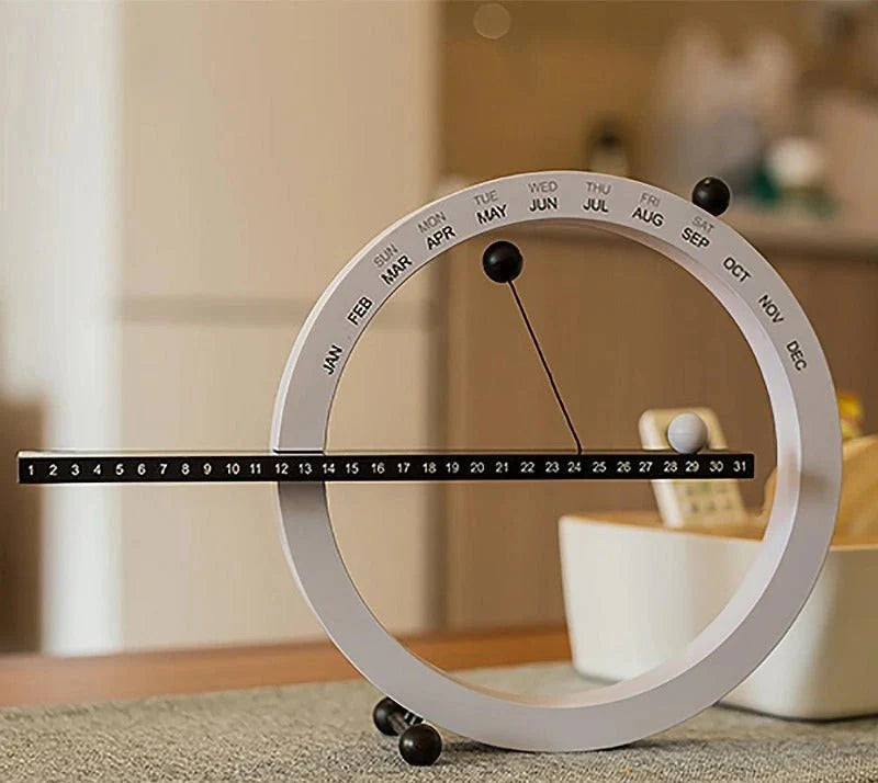 Perpetual Magnetic Calendar — Modern Desk & Wall Design
