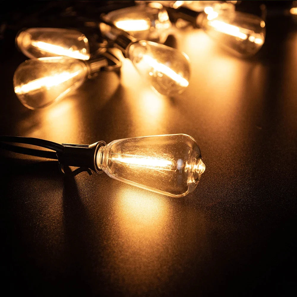 Solar Festoon Lights – Outdoor Party Lights and Edison Bulb Lights