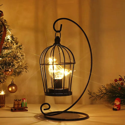 Creative Vintage Birdcage Table Lamp