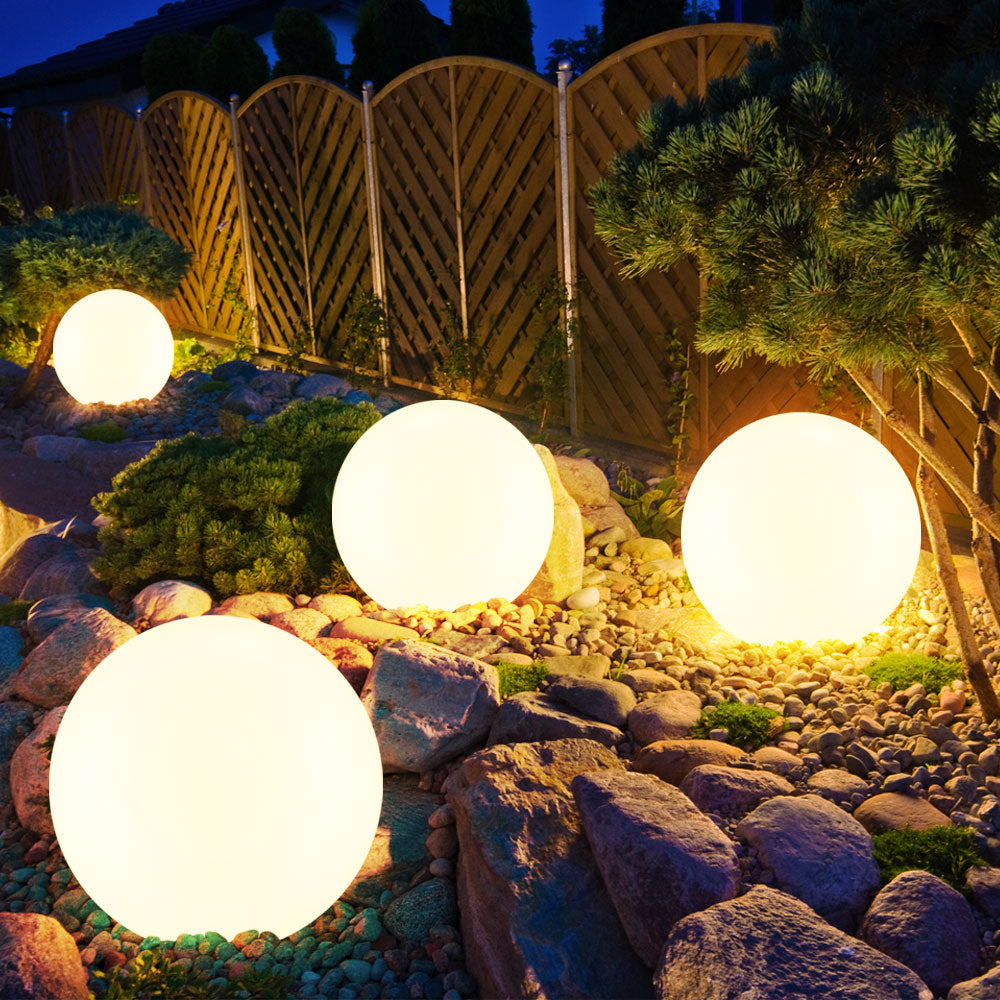 Solar garden light featuring a weatherproof design and color-changing LED, ideal for outdoor use with rechargeable functionality. 0
