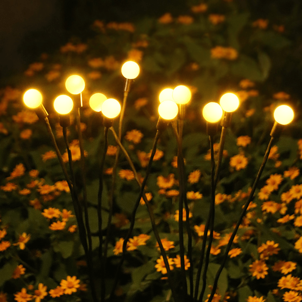 Solar Garden Lights – Firefly design – plastic 1