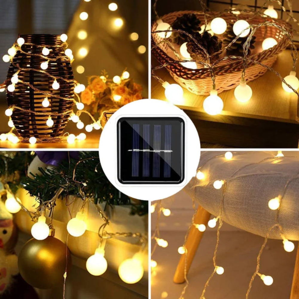 Solar Garden Lights – Waterproof LED with automatic sensor – multi-coloured. 6