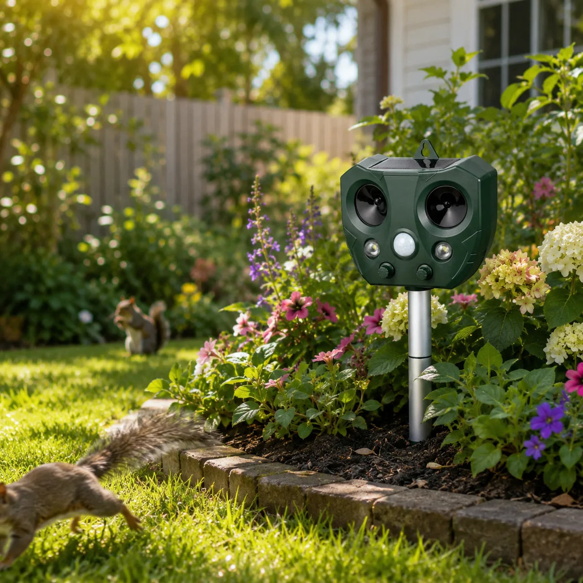Possum Deterrent – Ultrasonic Pest Repeller and Cat Deterrent, Solar