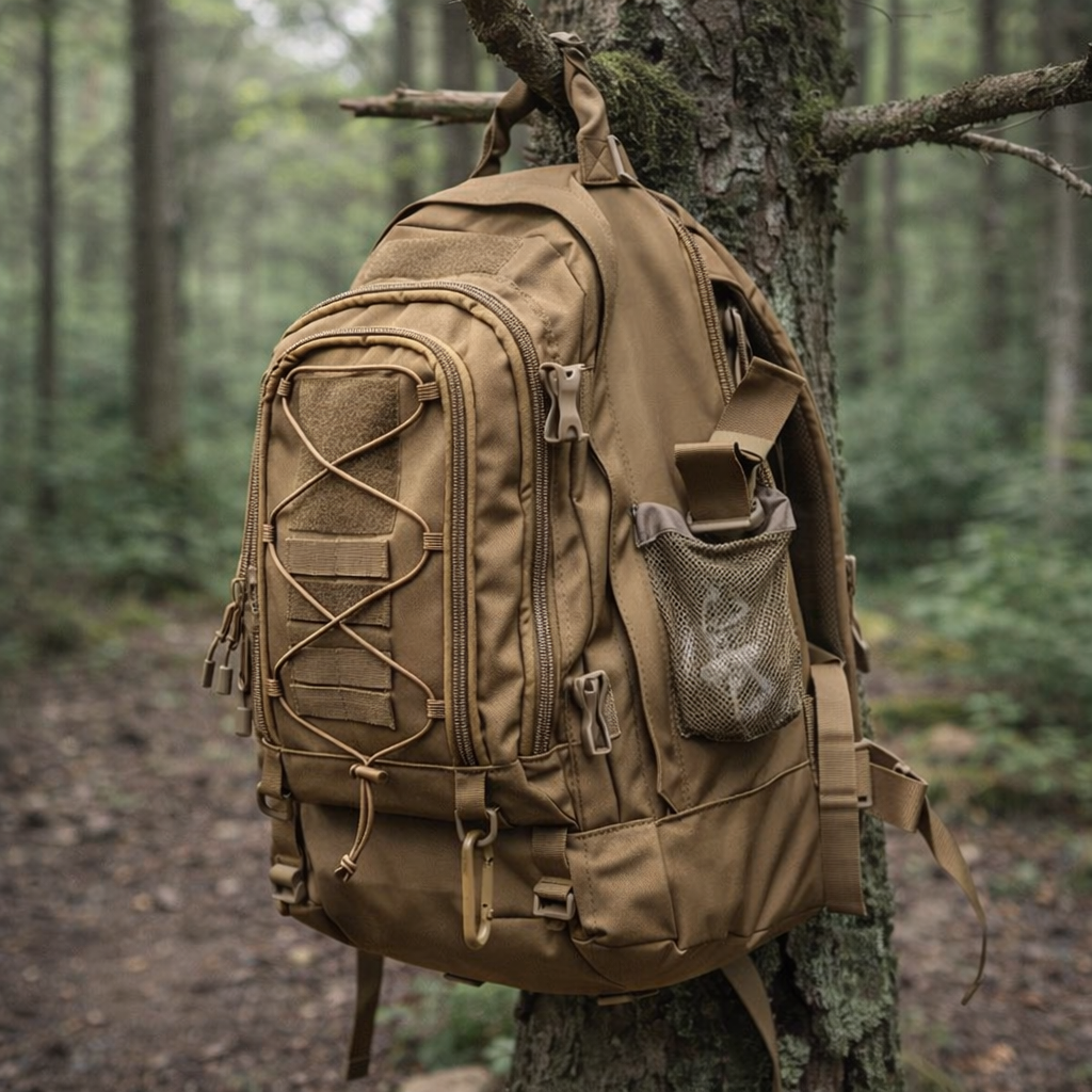 Expandable Outdoor Backpack 39–60L – Water-Resistant Travel and Hiking Pack