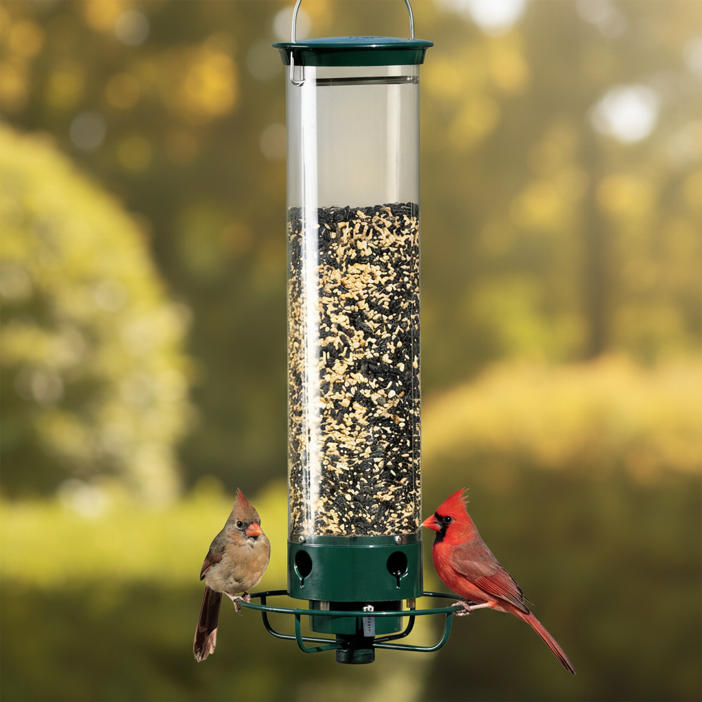 Bird Feeder - Natural Background