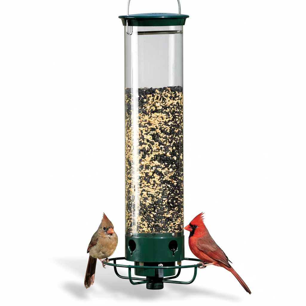 Bird Feeder - White Background