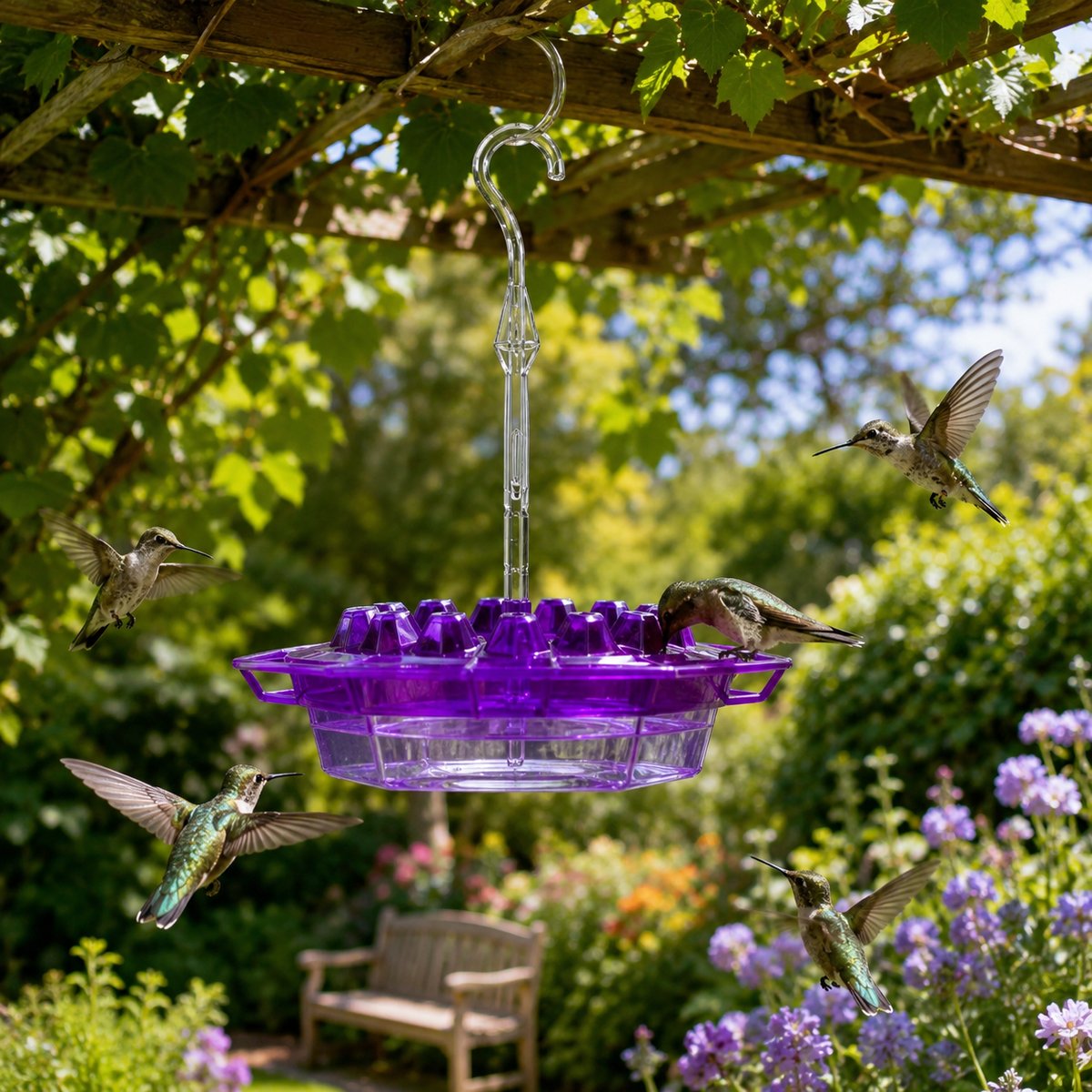 Hummingbird Feeder – Ant-Proof Hanging Bird Feeder with Hook