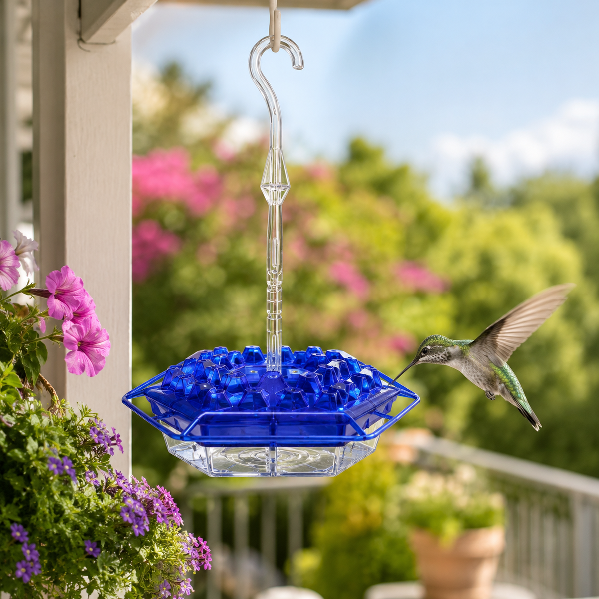 Hummingbird Feeder – Ant-Proof Hanging Bird Feeder with Hook