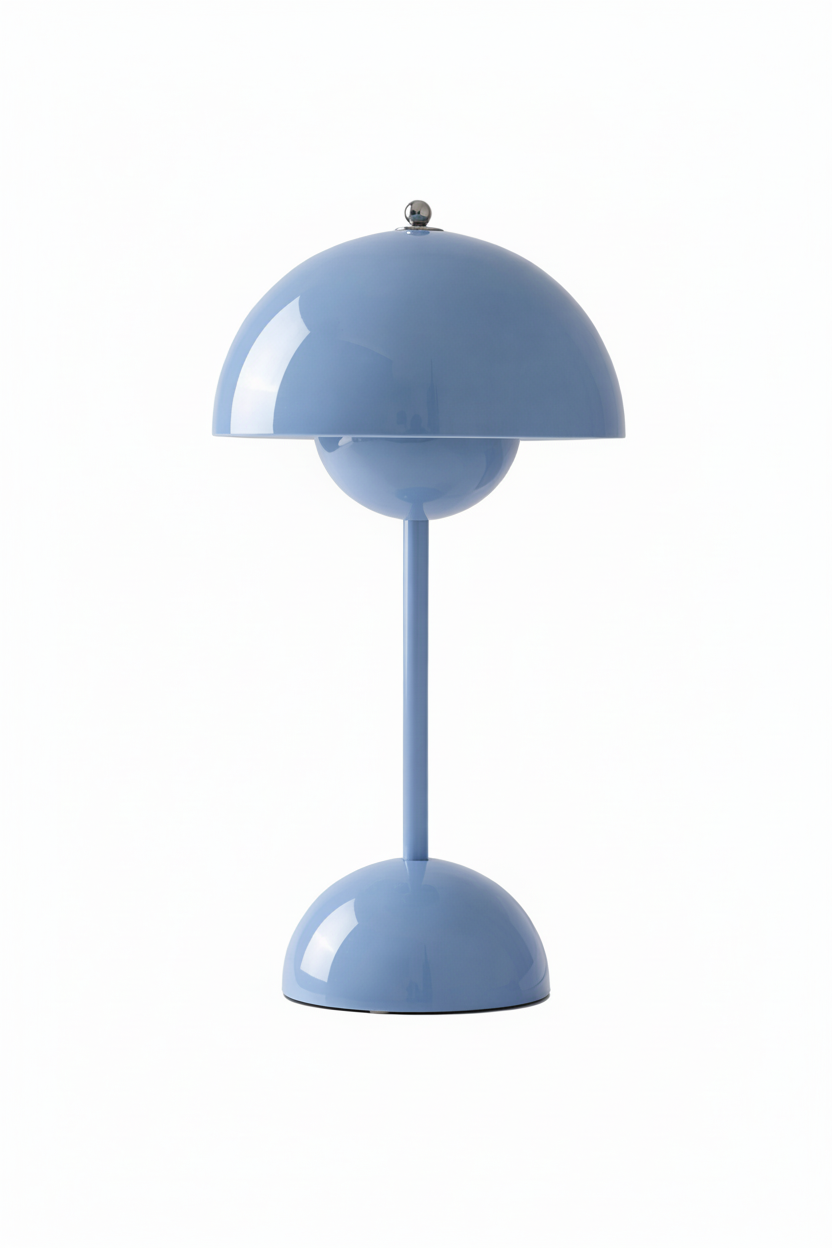 Blue lamp - zoomed in