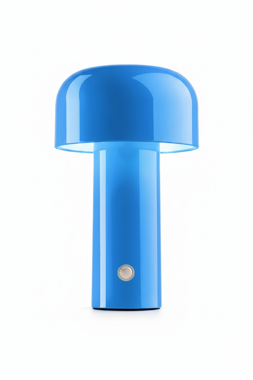 Blue lamp - zoomed in