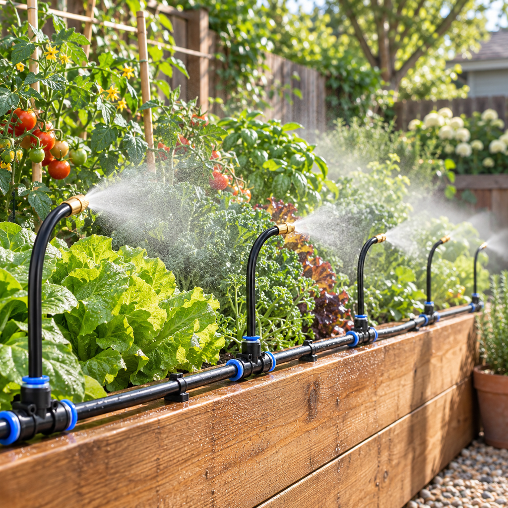 20m Garden Cooling Kit – Patio Misting System