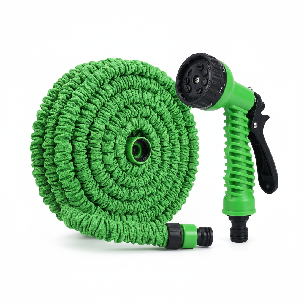 Expandable Garden Hose - diagonal angle white background