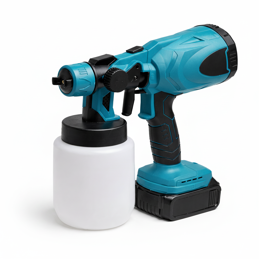Paint sprayer - new angle zoomed out