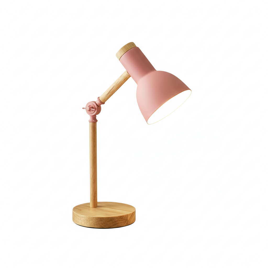 Pink lamp - clean white background