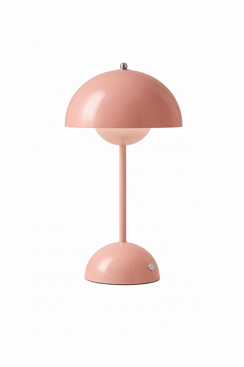 Pink lamp - zoomed in