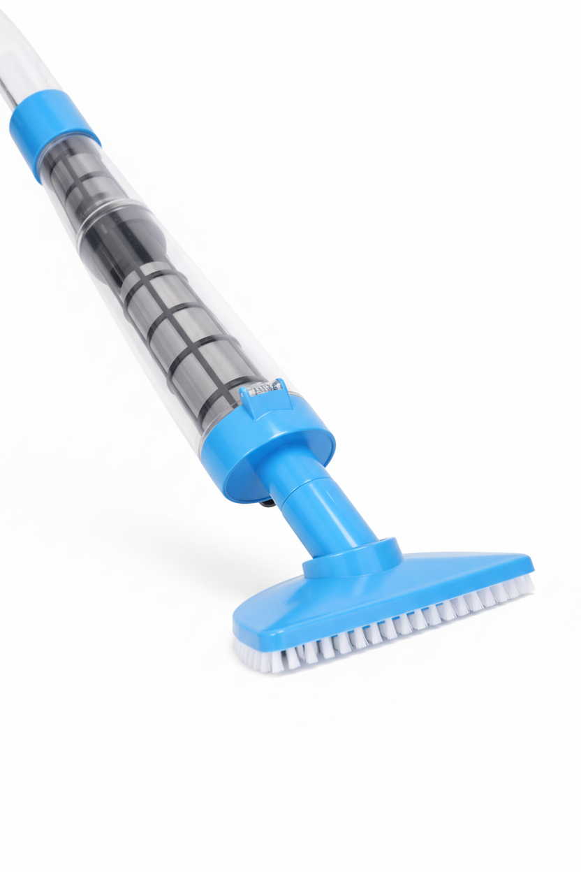 Pool vacuum - overhead angle