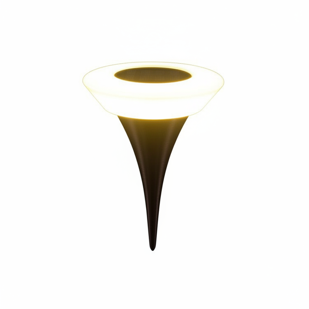 Solar Garden Light White Background