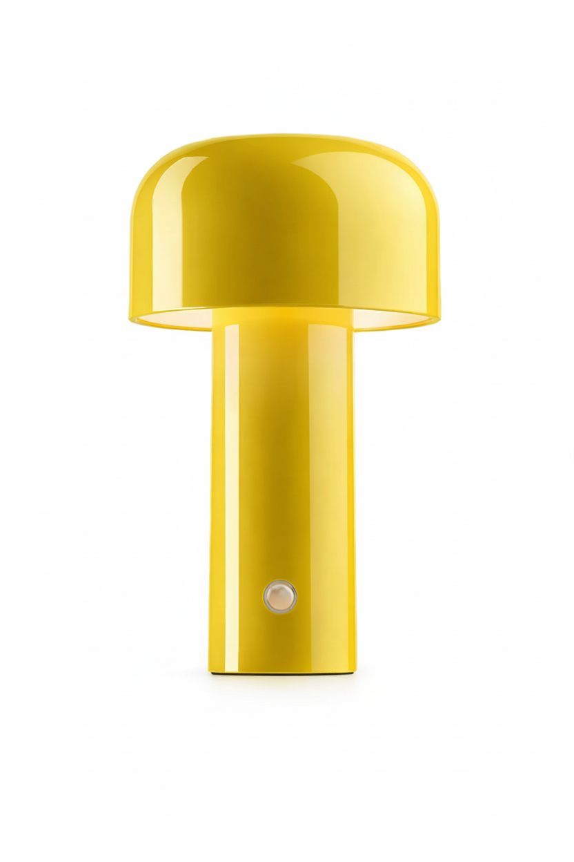 Yellow lamp - zoomed in